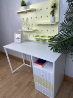 The Colorful Desk with Pegboard